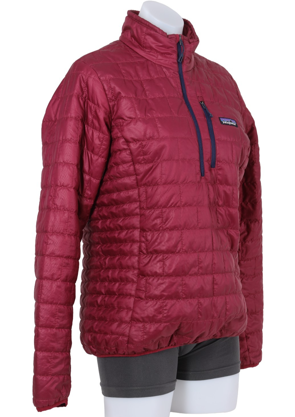 Patagonia Nano Puff  Pullover Insulated Jacket Women MEDIUM Maroon Winter Fall