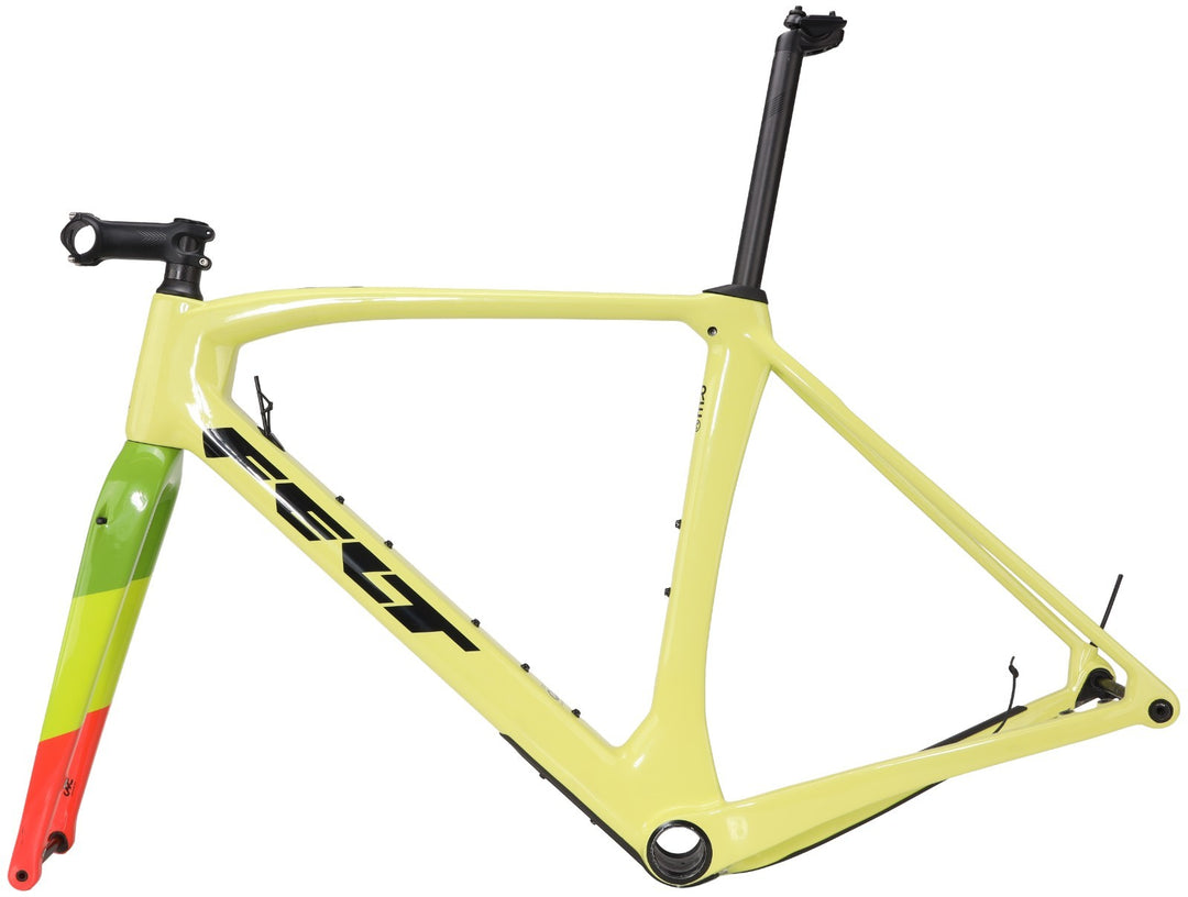 Felt BREED 1.0 UHC Advanced Carbon Disc Gravel Frameset 56cm LIMELIGHT 700c 2023