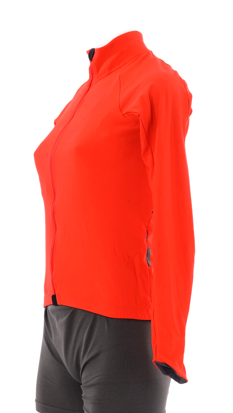 Velocio Recon Thermal Long Sleeve Cycling Jersey Women SMALL Orange Winter