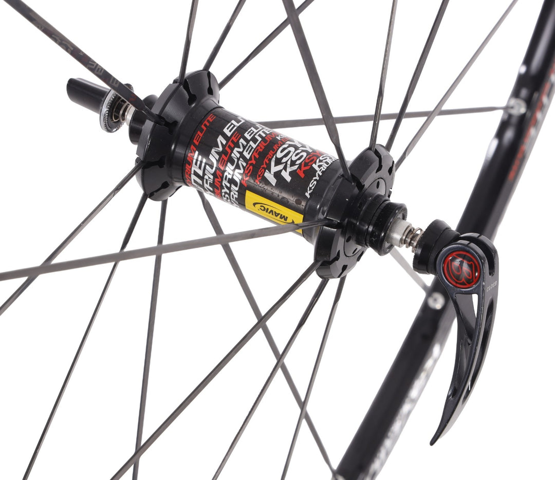 Mavic Ksyrium Elite Alloy Road Bike Clincher Wheelset 11 Spd Shimano 700c Rim QR