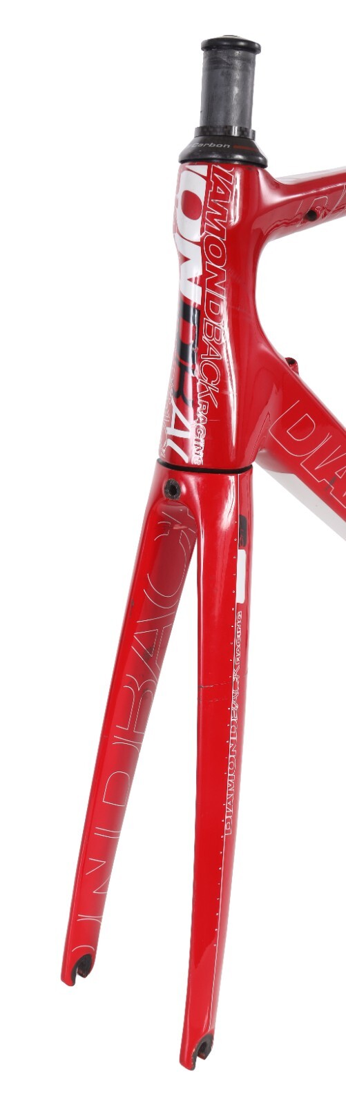 Diamondback DBR Podium 7 Carbon Road Bike Frame MEDIUM 56cm Red 700c QR Rim 2013