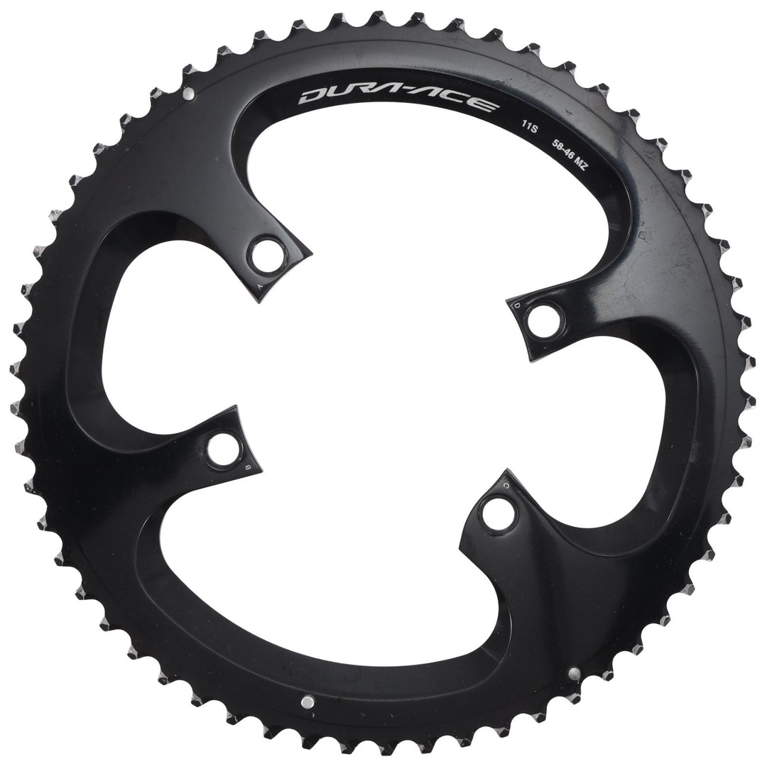 Shimano Dura-Ace 2x 11s Pro Edition Triathlon TT Bike Outer Chainring 58T Proto