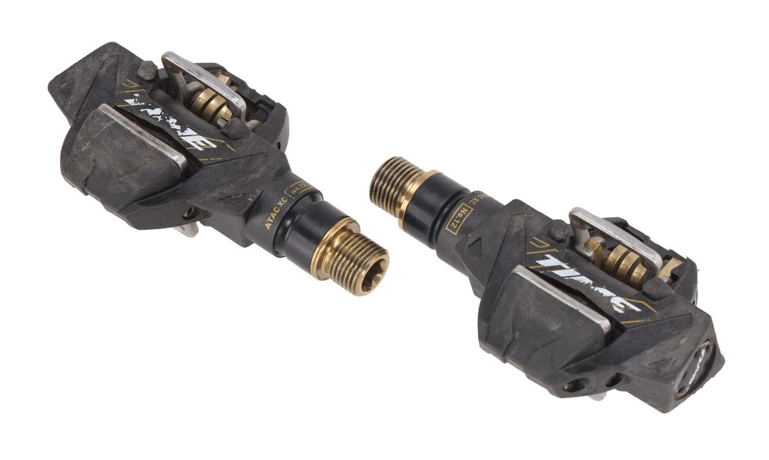 TIME ATAC XC 12 Carbon Mountain Bike Pedals w/Cleats Titanium XC MTB Gravel