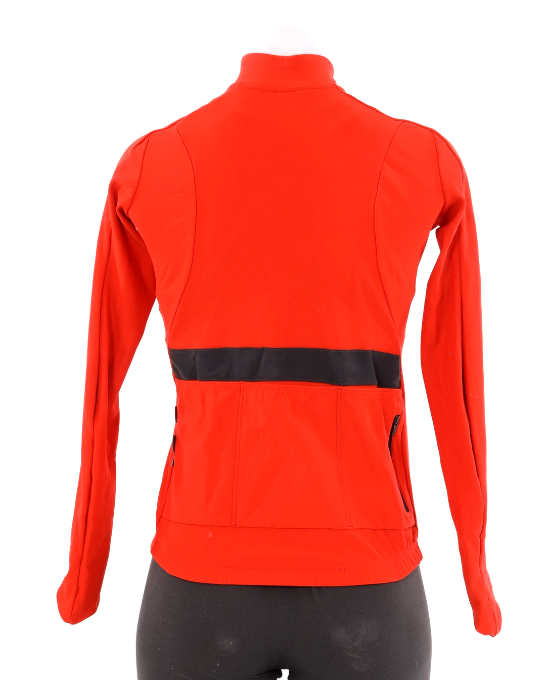 Velocio Recon Thermal Long Sleeve Cycling Jersey Women SMALL Orange Winter