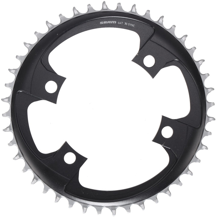 SRAM X-Sync AXS 12 Speed Road Gravel Bike Chainring 44T 4-Bolt 107 BCD Flattop
