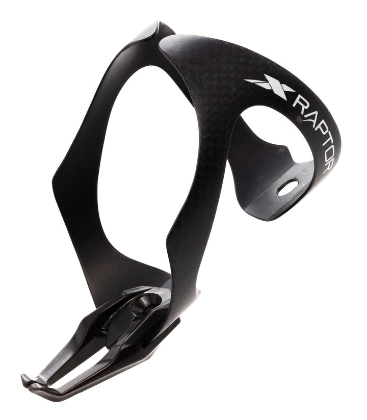 XLAB Raptor Reversible Carbon Water Bottle Cage Matte Black Triathlon Race Bike