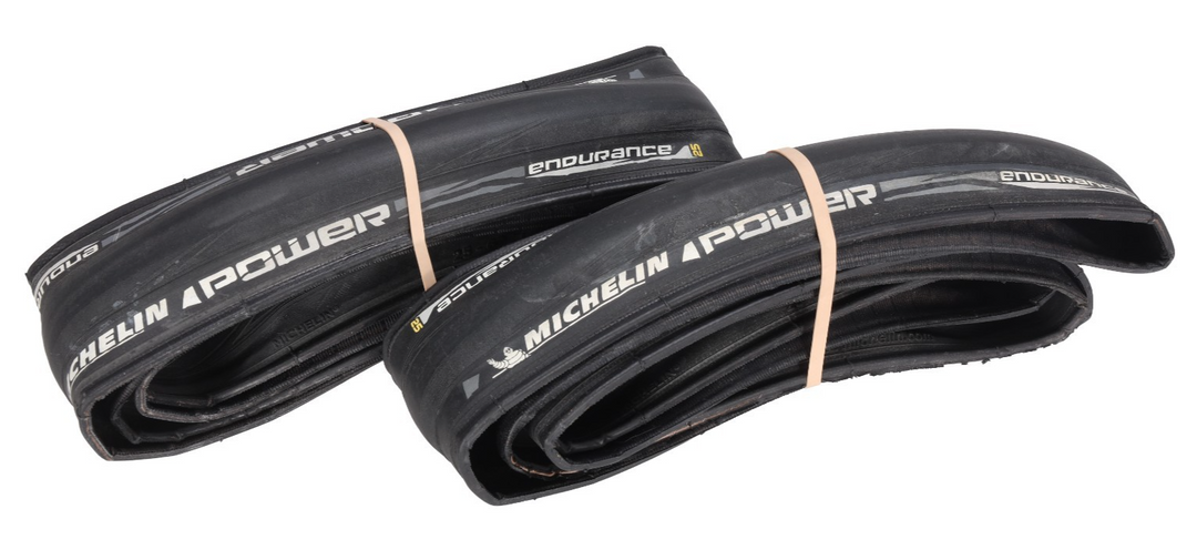 Michelin Power Endurance 25 Clincher Road Bike Tires 700 x 25c 1 PAIR Triathlon