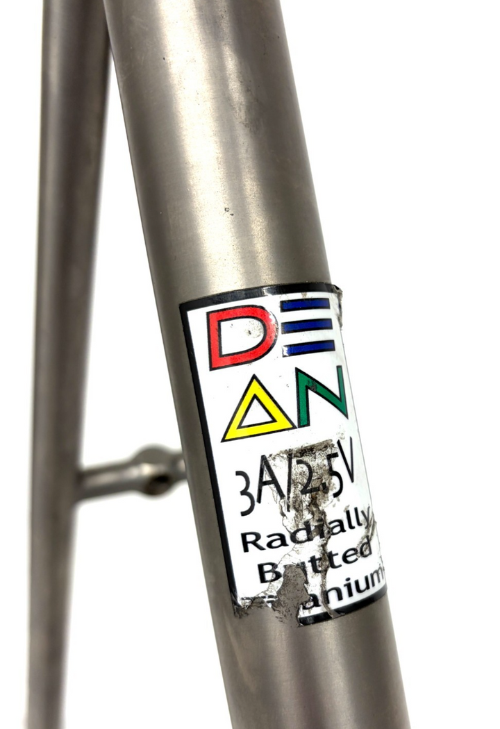 DEAN Bikes Super-Lite Titanium Road Bike Frame 62cm QR Rim Brake USA Gravel CX