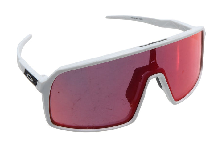 Oakley Sutro Cycling Sunglasses Matte White Prizm Road Red Lense 009406-0637