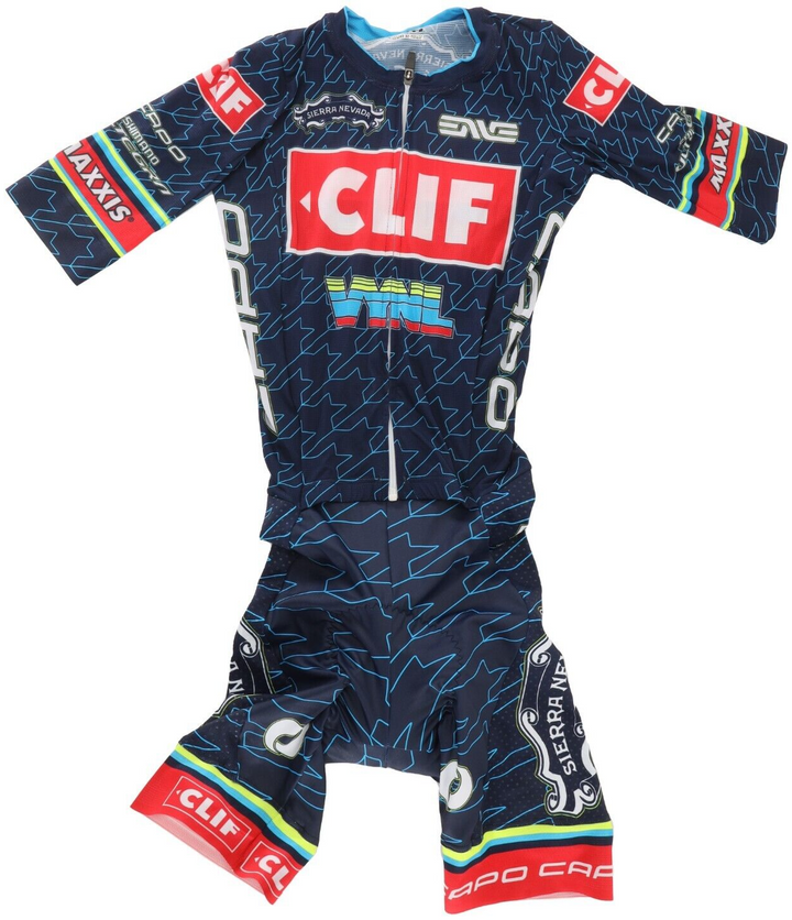 Capo Team CLIF Bar Racing Short Sleeve Speedsuit Men X-SMALL CX Road Race Crit