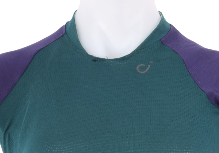 Velocio Micromodal Short Sleeve Cycling Jersey Tee Women XS Green Trail Gravel