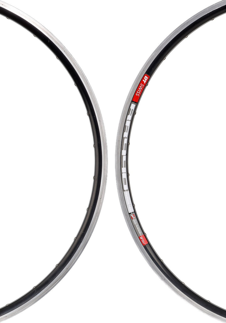 DT Swiss RR440 700c Alloy Clincher Rims 1 PAIR 32H BLACK/SILVER Road Bike QR