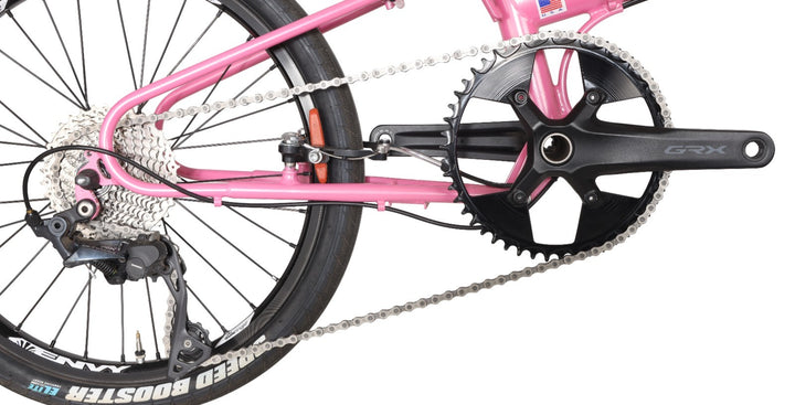 Bike Friday New World Tourist Travel Bike 1 x 11 Spd PINK w/ Case 20" V-Brake QR