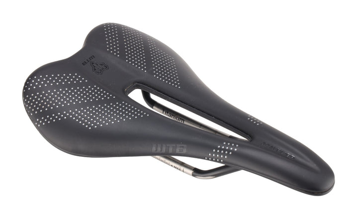 WTB Gravelier Gravel Bike Saddle 140mm 7 x 7mm Ti Rail BLACK Adventure