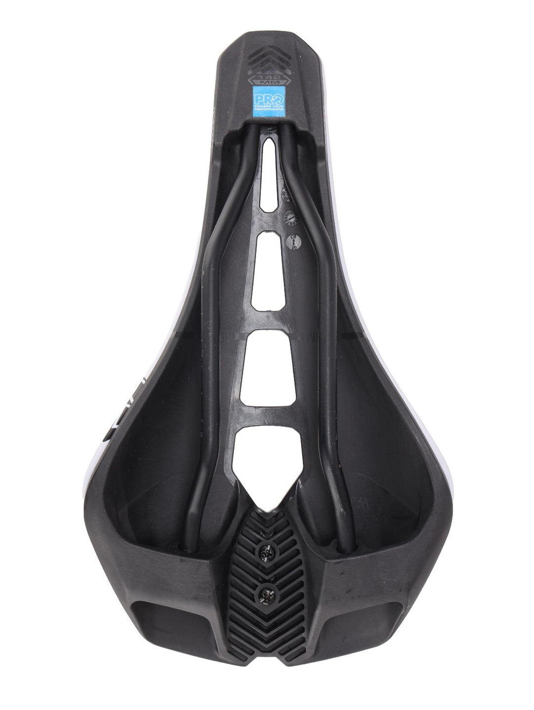 PRO Stealth Curved Carbon Road Bike Saddle 142mm 7 x 7mm INOX Rail WHITE Gravel