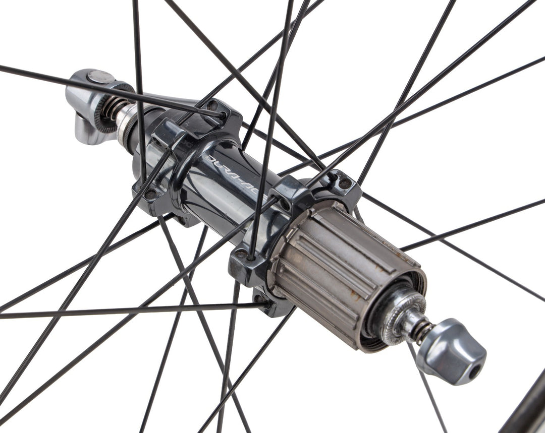 Shimano Dura-Ace WH-9000 C24 11 Spd Carbon Clincher Road Bike Wheelset 700c Rim