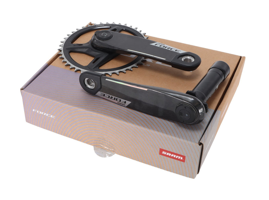 SRAM Force 1 AXS E1 DUB Wide 1x 12s 42T Carbon Gravel 165mm Power Meter Crankset