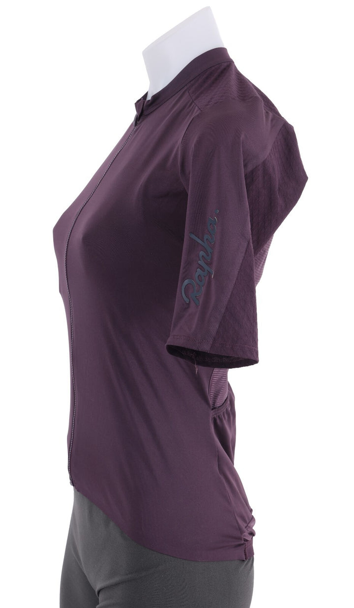 Rapha Souplesse Aero Short Sleeve Jersey Women MEDIUM Purple Road Bike Gravel