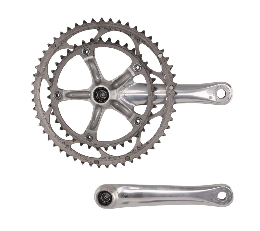 Shimano Ultegra FC-6500 2 x 9 Speed Road Bike Crankset 170mm 53/39T + BB Vintage
