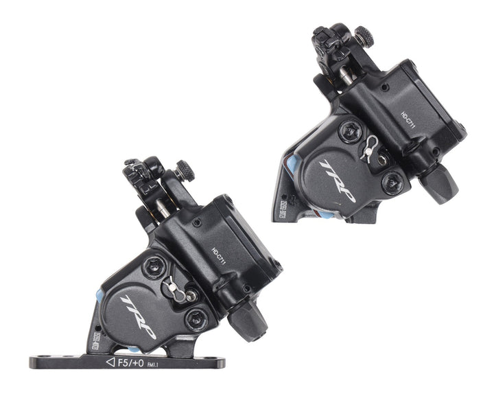 TRP Hy-Road Gravel Bike Caliper SET Flat Mount w/Front Post Mount Adapter Hydro