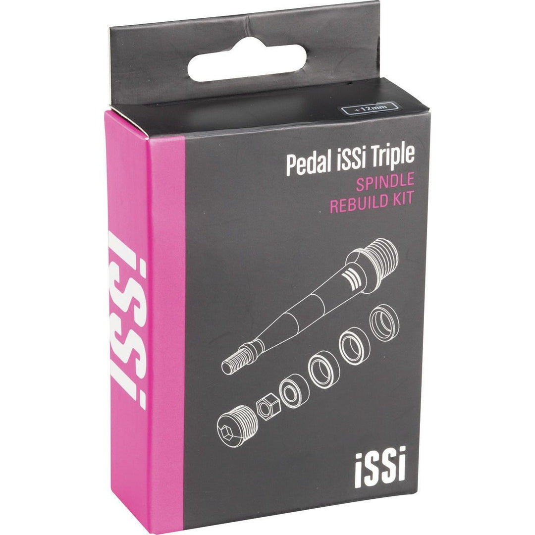 iSSi Triple Bearing Spindle Pedal Rebuild Kit +6mm CrMo Spindle Sealed Bearings