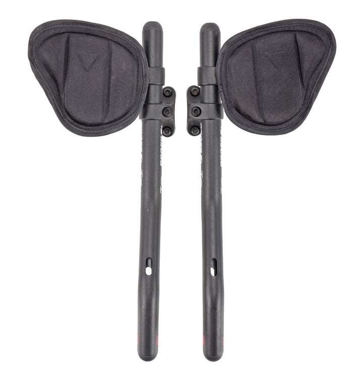 Profile Design T2+ Alloy Clip On Aerobar Extensions S-Bend 335mm 31.8mm Tri TT