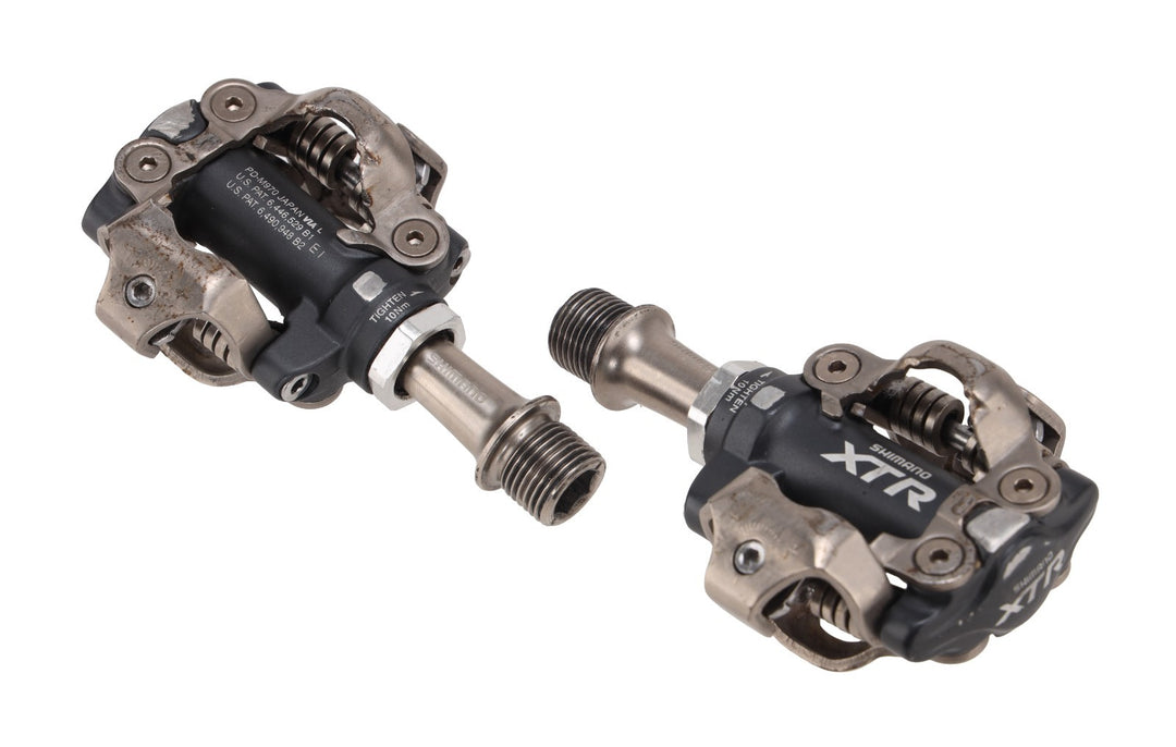 Shimano XTR PD-M970 SPD Clipless Mountain Bike Pedals 9/16" w/Cleats Gravel MTB