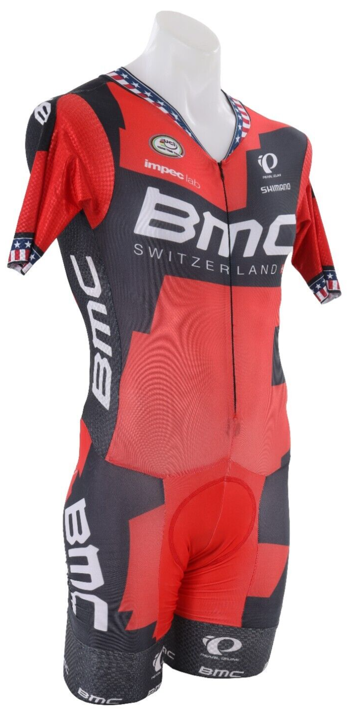 Pearl Izumi BMC Pro Cycling Team Short Slv Mach 5 Speedsuit Men MEDIUM USA Champ