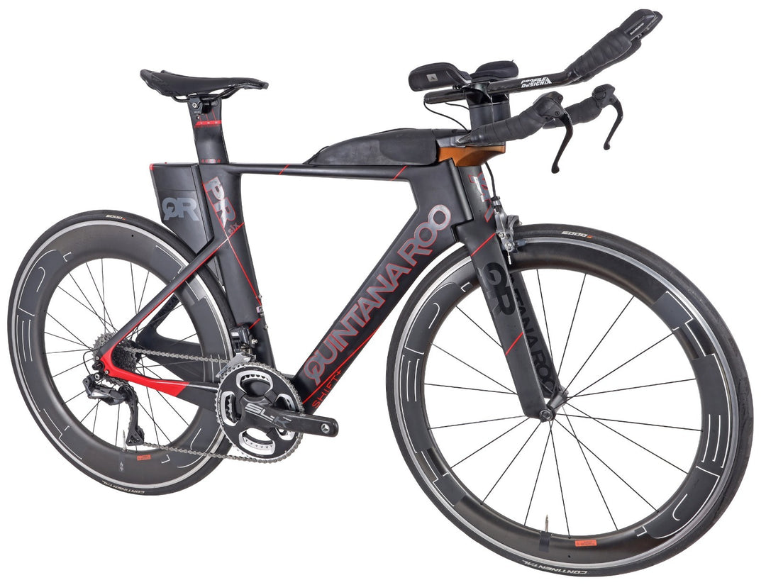 Quintana Roo PRsix Di2 2x11s Carbon Triathlon Bike 52cm Ultegra HED Jet 6/9 2016