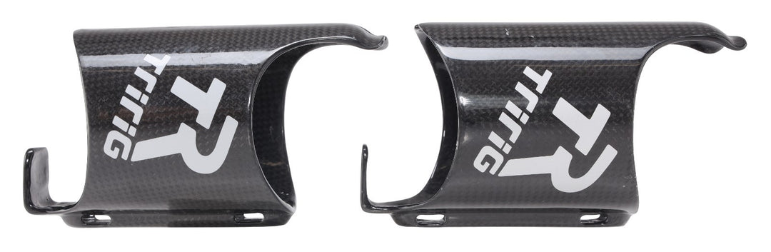 TriRig Kappa Carbon Fiber Triathlon Bike Water Bottle Cages 1 PAIR Gloss TT
