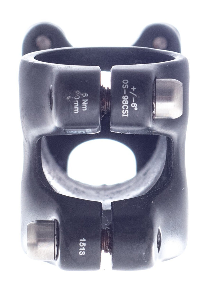 FSA OS-99 CSI Carbon Alloy Road Gravel Bike Stem 31.8 x 90mm 6º BLACK Ti Bolts