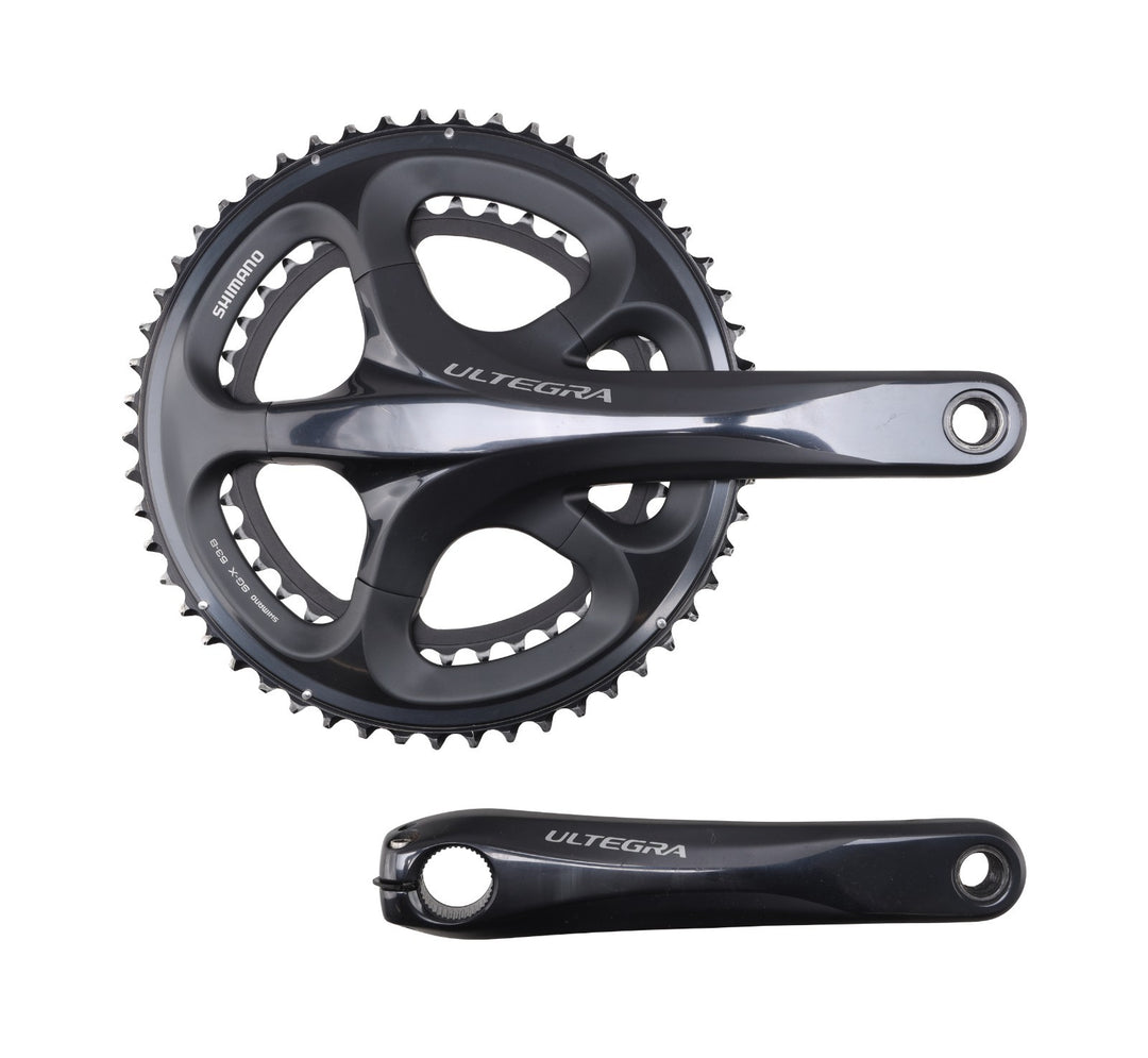 Shimano Ultegra FC-6700 2 x 10 Speed Road Bike Crankset 175mm 53/39T DARK GREY
