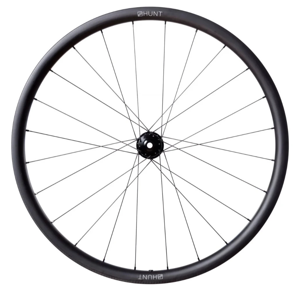 HUNT 30 Carbon All Road CL Disc Tubeless 12x 100 FRONT Wheel 700c Gravel Cross