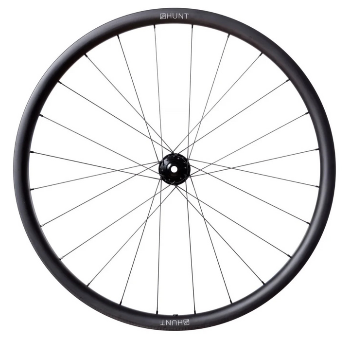 HUNT 30 Carbon All Road CL Disc Tubeless 12x 100 FRONT Wheel 700c Gravel Cross
