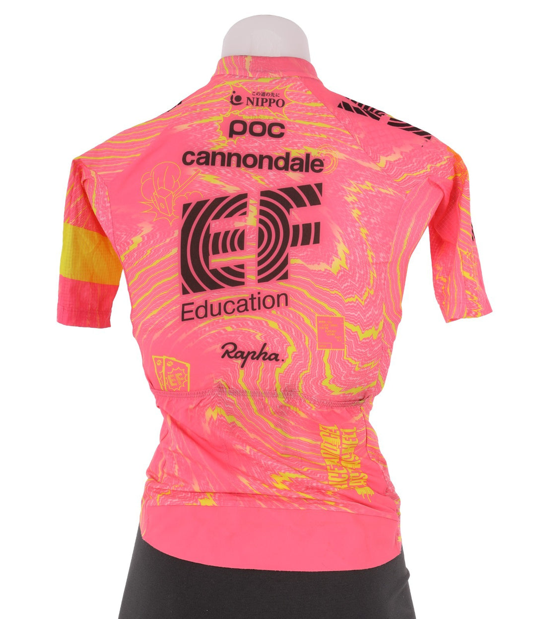 Rapha EF Cannondale Pro Team Short Sleeve Jersey Women XS Pink Road Bike wahoo