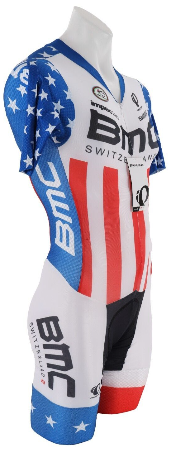 Pearl Izumi BMC Pro Cycling Team USA Champ Short Slv Mach 5 Speedsuit Men MEDIUM