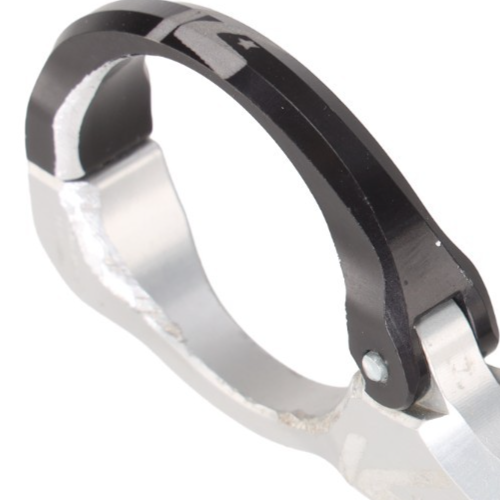 K-Edge Wahoo Race Mount Road Bike 31.8mm Clamp BLACK/SILVER Gravel Out Front