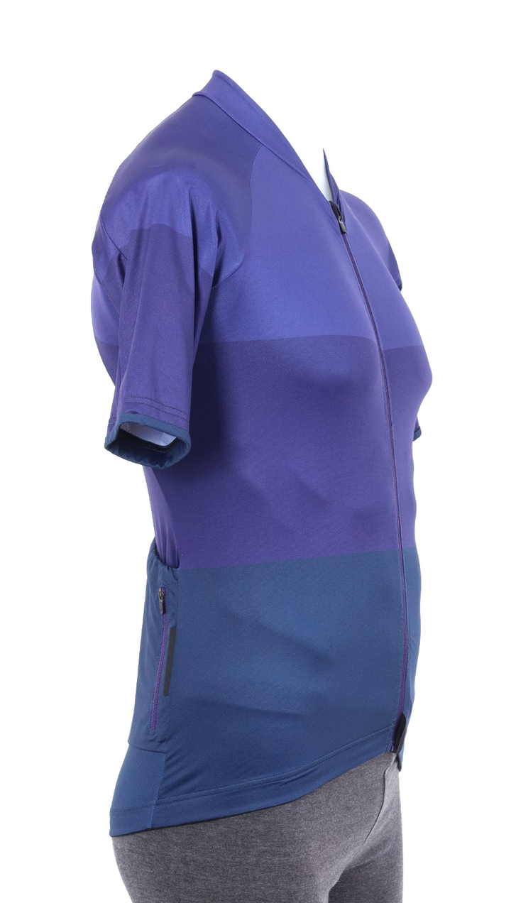 Velocio Tricolor SE Short Sleeve Cycling Jersey Men MEDIUM Purple Road Bike