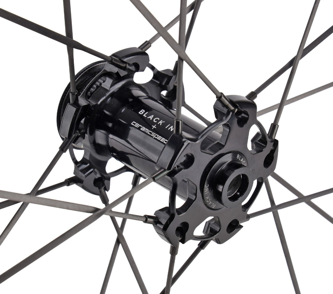 Black Inc SIXTY TWO UD Carbon Spoke Tubeless Disc 12 Spd Road Wheelset SRAM XDR