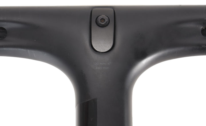Black Inc Integrated Barstem Carbon Cockpit 44cm 120mm -6º Handlebar Stem Road