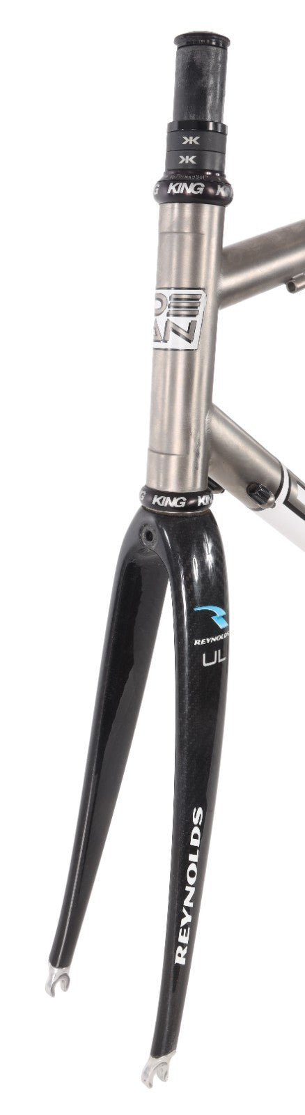 DEAN Bikes El Diente Titanium Road Frameset 56cm Carbon Fork QR Rim Brake USA