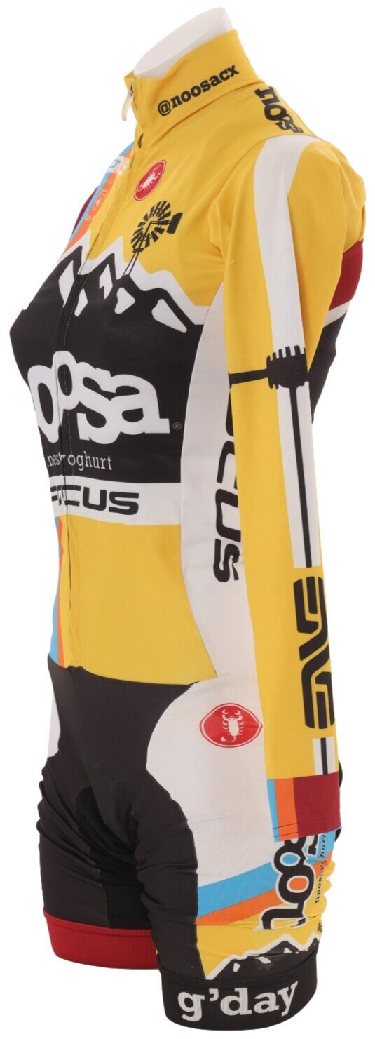 Castelli Women Noosa Pro Cyclocross Team Long Slv Skinsuit SMALL Bike Focus ENVE