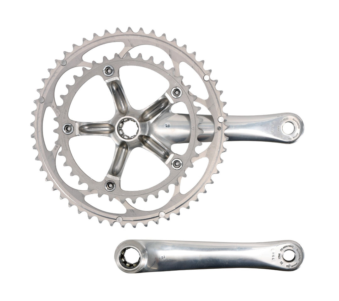 Shimano Ultegra FC-6500 2 x 9 Speed Road Bike Crankset 172.5mm 53/39T w/ BB