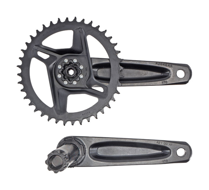 SRAM Rival 1 AXS Alloy Gravel Bike Crankset 170mm 1x 12 Speed 40T DUB Wide Road