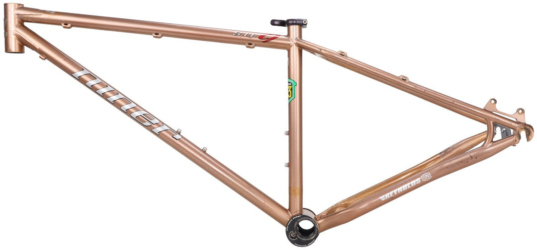 Niner SIR 9 V1 Steel Mtn Bike Frame MED Single Speed 29" Solid Gold Reynolds 853