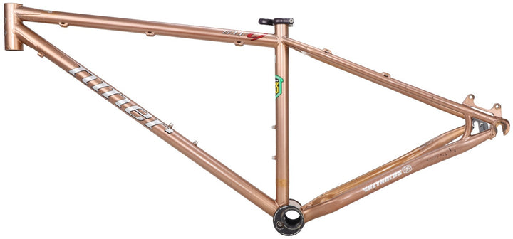 Niner SIR 9 V1 Steel Mtn Bike Frame MED Single Speed 29" Solid Gold Reynolds 853