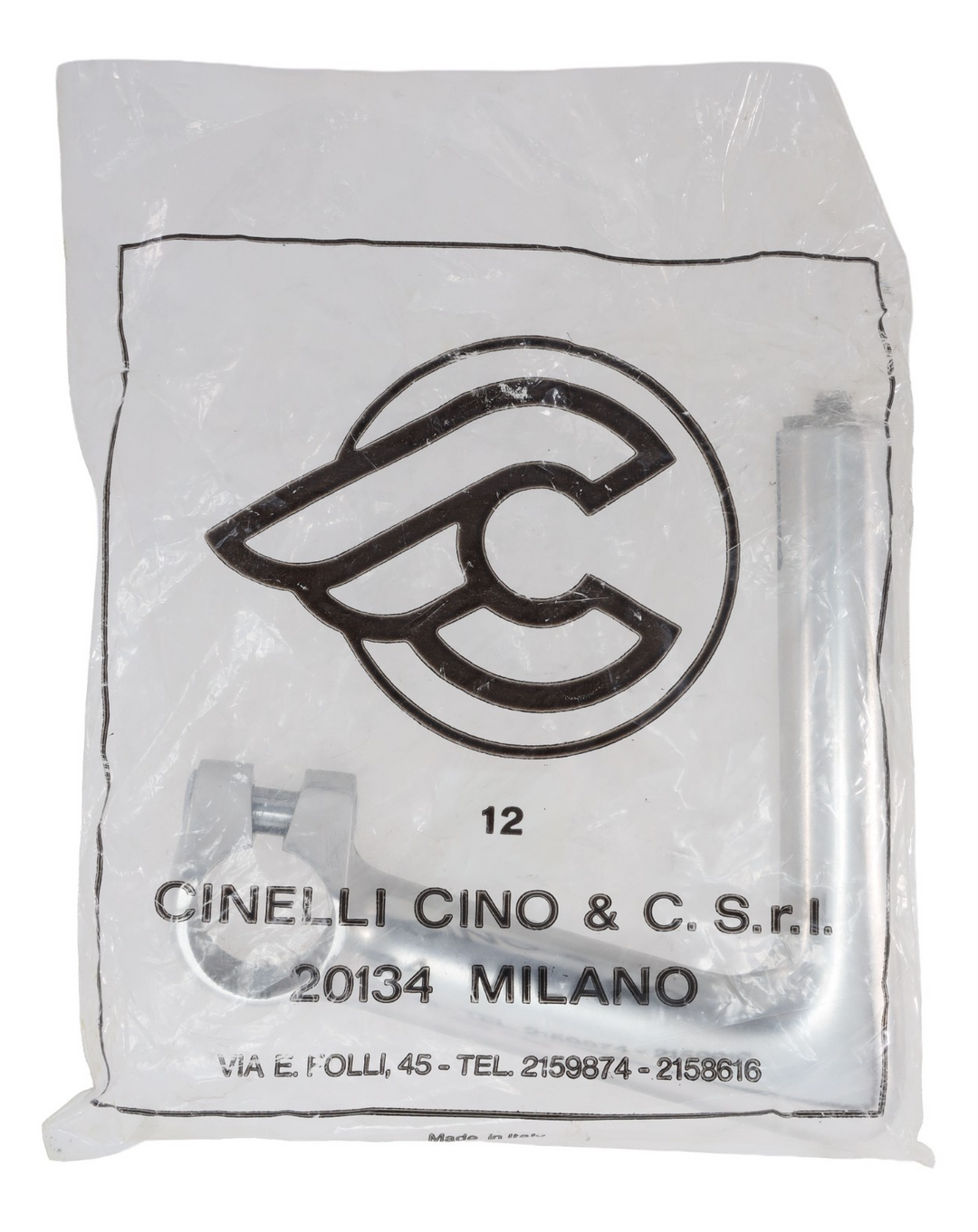 Cinelli 1A Alloy 1" Quill Road Bike Stem 26.0 x 120mm SILVER Vintage Cycling