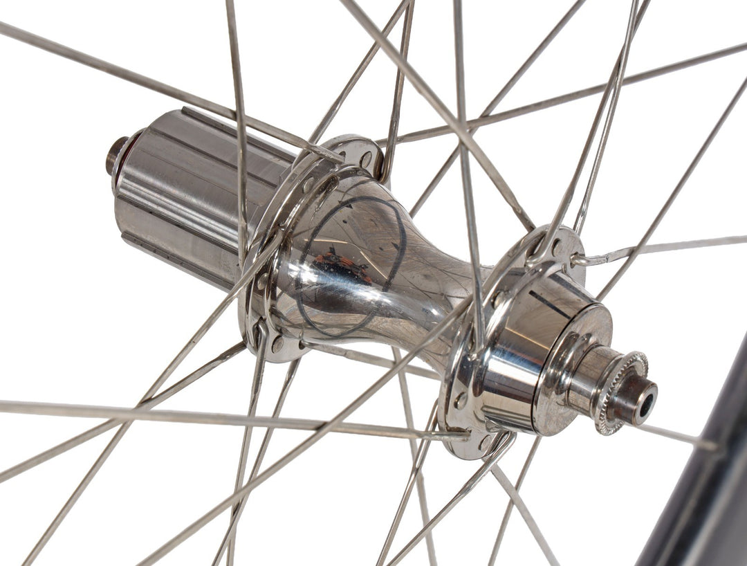 Luxe Wheelworks Carbon Tubular Road Wheelset Shimano 11 Spd 700c Rim Brake QR Ti