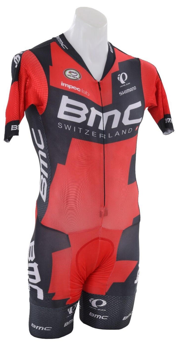 Pearl Izumi BMC Pro Cycling Team Short Slv Mach 5 Speedsuit Men MEDIUM TT Race