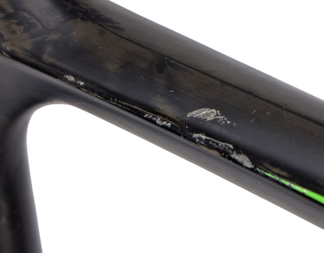 Litespeed C1 Carbon Road Bike Frameset XL Nude/White/Green 700c QR Rim Aero 2013